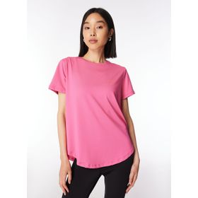 Merrell M3Tyme_Tyme Pembe O Yaka Normal Kalıp Kadın T-shirt