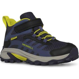 Merrell MK267543 Moab Speed 2 Mid A/C Lacivert Waterproof Çocuk Outdoor Ayakkabı