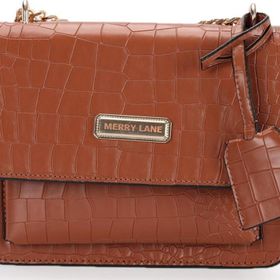 Merry Lane Milano Kroko Taba Kadın Omuz Çantası
