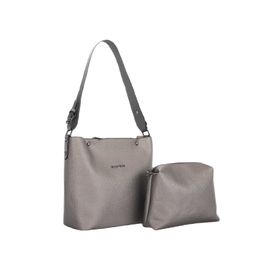 Merry Lane Palermo Naturel Platin Kadın Omuz Çantası