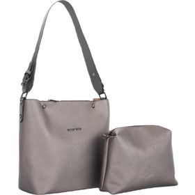 Merry Lane Palermo Naturel Platin Kadın Omuz Çantası