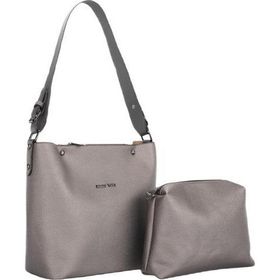 Merry Lane Palermo Naturel Platin Kadın Omuz Çantası