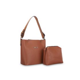Merry Lane Palermo Naturel Taba Kadın Omuz Çantası