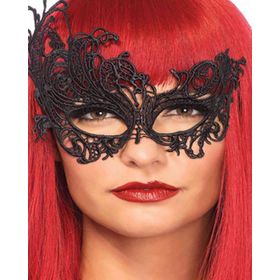 Merry See Yarasa Motifli Dantel Göz Maskesi