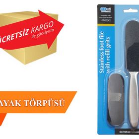Merrys Pedikür Metal Topuk Törpü Seti