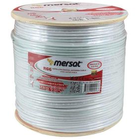 Mersat 300 m 48Tel RG6 Mini İnce Anten Kablosu