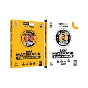 Mert Hoca Yayınları 2025 TYT 70 Günde Matematik Kampı Ders Kitabı Soru Bankası Set