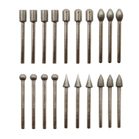 MertTools 20 Parça Elmas Camcı Taşcı Gravür Freze Taşlama Uç Seti