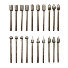 MertTools 20 Parça Elmas Camcı Taşcı Gravür Freze Taşlama Uç Seti