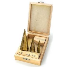 MertTools 3 Parça Kademeli Panç Sac Delgi Seti Matkap Ucu