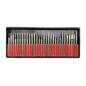 MertTools 30 Parça Elmas Camcı Taşcı Gravür Freze Taşlama Uç Seti