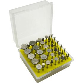 MertTools 50 Parça Elmas Camcı Taşcı Gravür Freze Taşlama Uç Seti