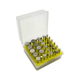 MertTools 50 Parça Elmas Camcı Taşcı Gravür Freze Taşlama Uç Seti
