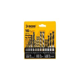 MertTools Ahşap-Metal-Beton 16 Parça Matkap Ucu Seti
