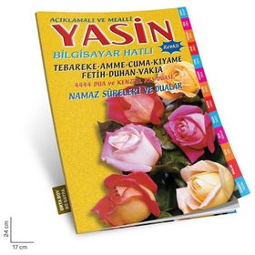 Merve Bilgisayar Hatlı 80 Sayfa Açıklamalı ve Mealli Yasin