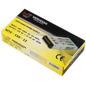 Mervesan 12 V 12A 150 W Metal Kasalı AC-DC Adaptör
