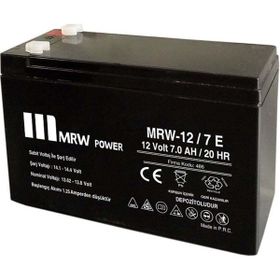 Mervesan MRW-12/7E 12 Vdc 7 Ah Ekonomik Kurşun Asit Kuru Tip Akü