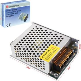 Mervesan MRW-60-12 12 Vdc 5A 60 W Masa Üstü Adaptör