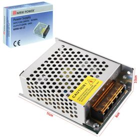 Mervesan MRW-60-12 12 Vdc 5A 60 W Masa Üstü Adaptör