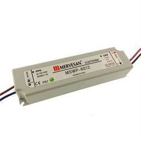 Mervesan MT-WP-60-12 60W 12 Vdc IP67 Plastik Kasa Sabit Voltaj Smps Adaptör