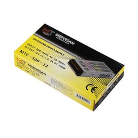 Mervesan MTE-100-12 100W 12V 8.3A Metal Kasa Adaptör
