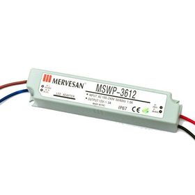 Mervesan MTWP-36-12 IP67 12V 3A 36W Trafo