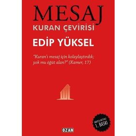 Mesaj - Kuran Çevirisi - Arapça Baskılı - Edip Yüksel