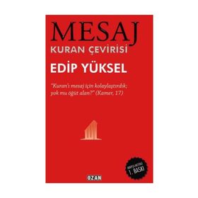 Mesaj - Kuran Çevirisi - Arapça Baskılı - Edip Yüksel