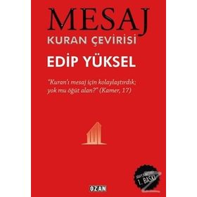 MESAJ KURAN ÇEVİRİSİ - EDIP YÜKSEL