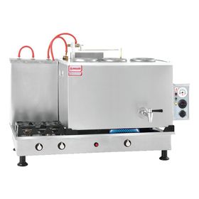 Meşale İnox Klasik Full Otomatik 3 Demlikli Çay Kazanı