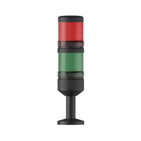 Mesan MS 84011.1.2.110-220VAC Kırmızı-Yeşil Led Flaşörlü 2'li Işıklı Kolon