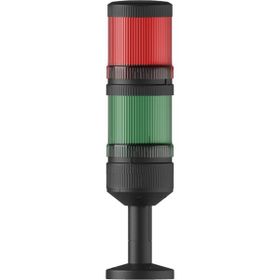 Mesan MS 84011.1.2.110-220VAC Kırmızı-Yeşil Led Flaşörlü 2'li Işıklı Kolon