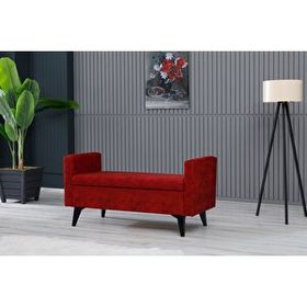 Meşe Mobilya Toffet Bazalı Değiştirilebilir Kollu Süngerli Yüksek Plastik Ayaklı Puf Bench