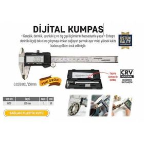 Meşem 150 mm Dijital Kumpas