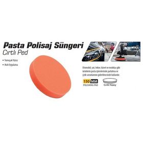Meşem 150 mm Pasta Polisaj Süngeri Cırtlı Ped