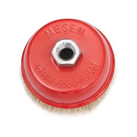 Meşem Saçaklı 65 mm Çanak Fırça