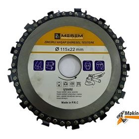 Meşem Zincirli Ahşap 929 115x22 mm Dairesel Testere