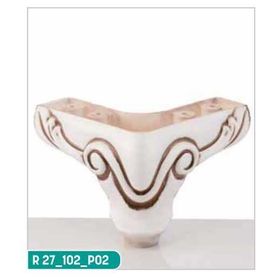 Mesir Sultan 10 cm Oymalı Beyaz Pp Plastik Ayak