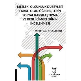 Mesleki Olgunluk Düzeyleri Farklı Olan Öğrencilerin Sosyal Karşılaştırma ve Benlik İmgelerinin İncelenmesi Arzu Gülbahçe