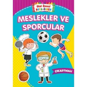Meslekler Ve Sporcular / Boya Öğren - Kolektif - Beyaz Balina Yayınları