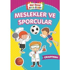Meslekler Ve Sporcular / Boya Öğren - Kolektif - Beyaz Balina Yayınları