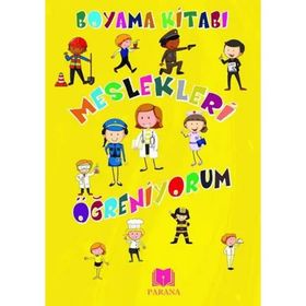 Meslekleri Öğreniyorum Boyama Kitabı - Parana