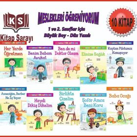 Meslekleri Öğreniyorum Resimli Hikaye 10 Kitap Set - Erdal Çakıcıoğlu