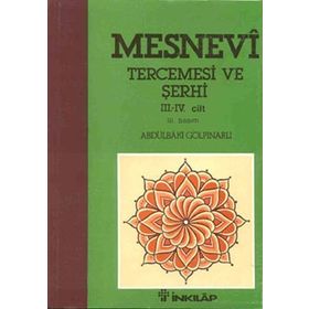 MESNEVI TERCEMESI 3-4 VE ŞERHİ - ABDULBAKI GÖLPINARLI