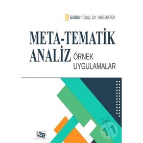 Meta - Tematik Analiz Örnek Uygulamalar - Kolektif