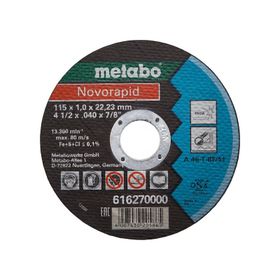 Metabo Novorapid 616270000 115 x 1.0 x 22.23 mm Metal Kesici Disk