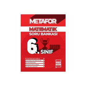 Metafor Yayınları 6. Sınıf Matematik Soru Bankası
