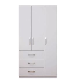 Metalia Ece Lux 3 Kapılı 3 Çekmeceli Gardırop
