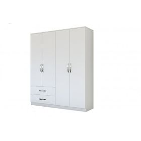 Metalia GM 0080 Dekor 4 Kapılı 2 Çekmeceli Gardrop