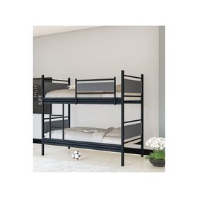 Metalia GM-128 Siyah Antrasit Gri Star Ahşap Metal Ranza